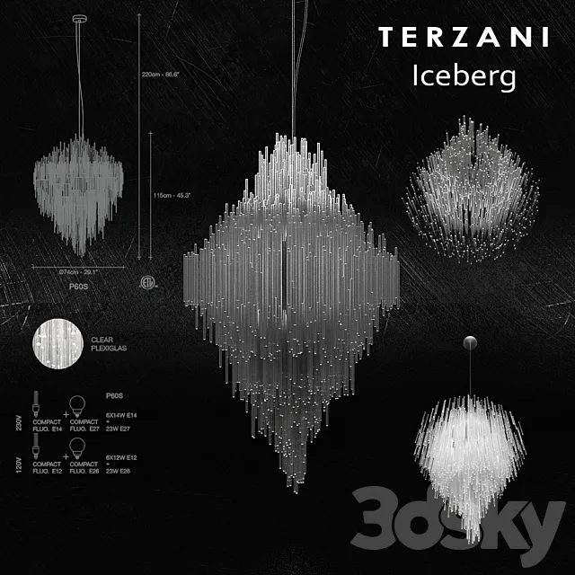 Terzani Iceberg 3DModel Terzani Iceberg 3DModel