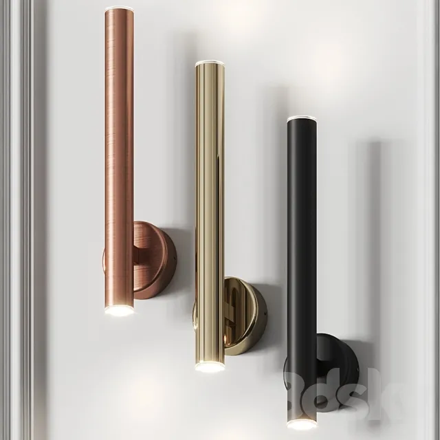 Terzo Light Elliot Wall Lamps 3D Model Terzo Light Elliot Wall Lamps 3D Model