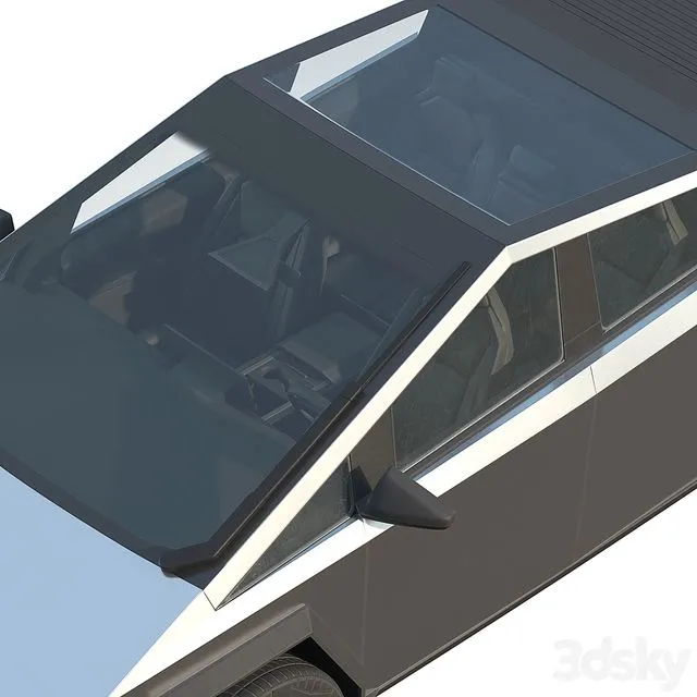 Tesla Cybertruck 2024 3D Model