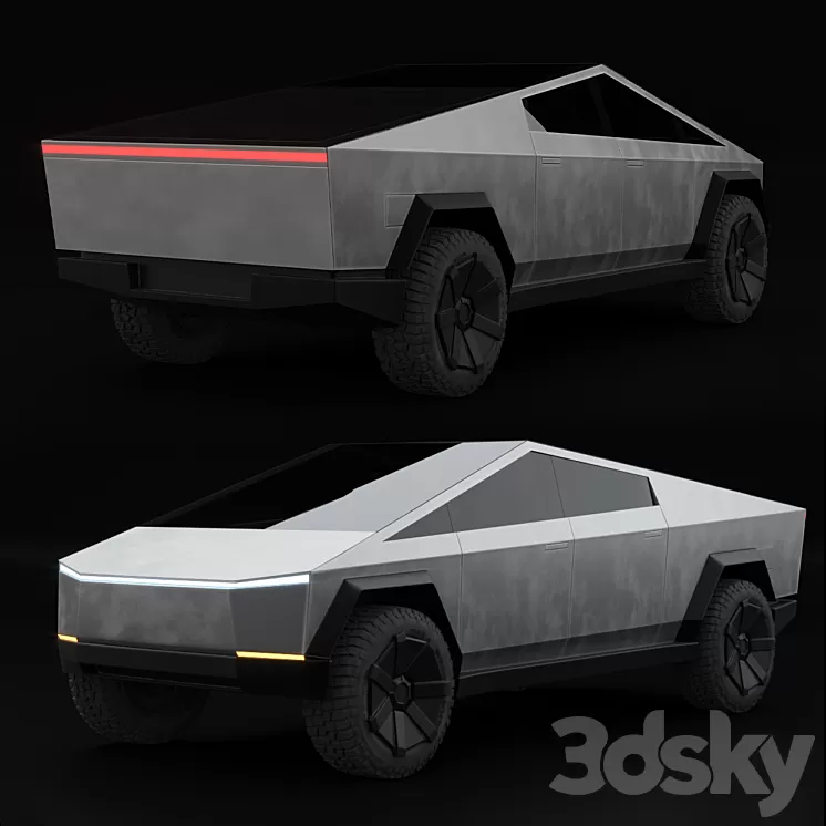 tesla cybertruck 3D Model
