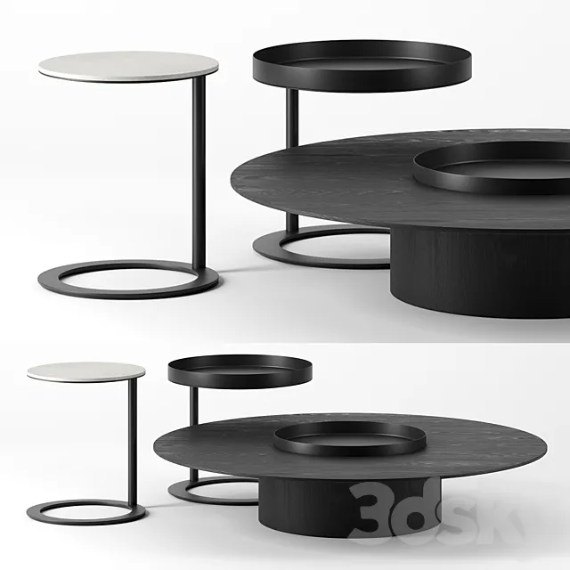 Tethys tables by Living Divani 3DModel Tethys tables by Living Divani 3DModel