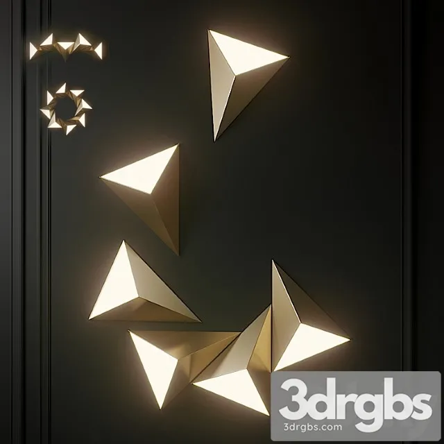 Tetra Wall Light By Cvl Luminaires 3D Model Download