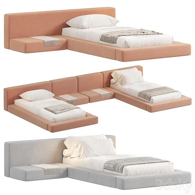 TETRIS Half Bed 3D Model TETRIS Half Bed 3D Model