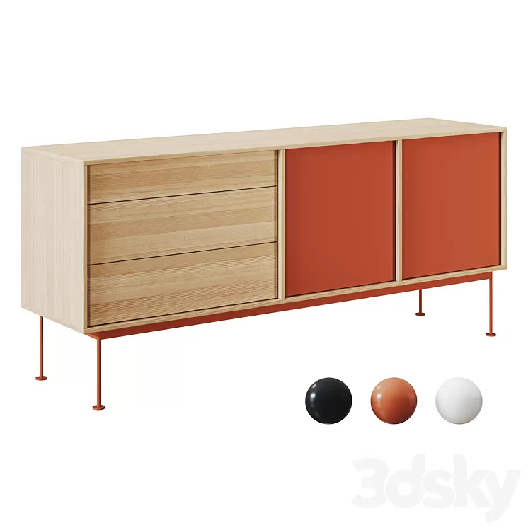 TEULAT – Yoko Sideboard 2 3D Model Free Download TEULAT – Yoko Sideboard 2 3D Model Free Download