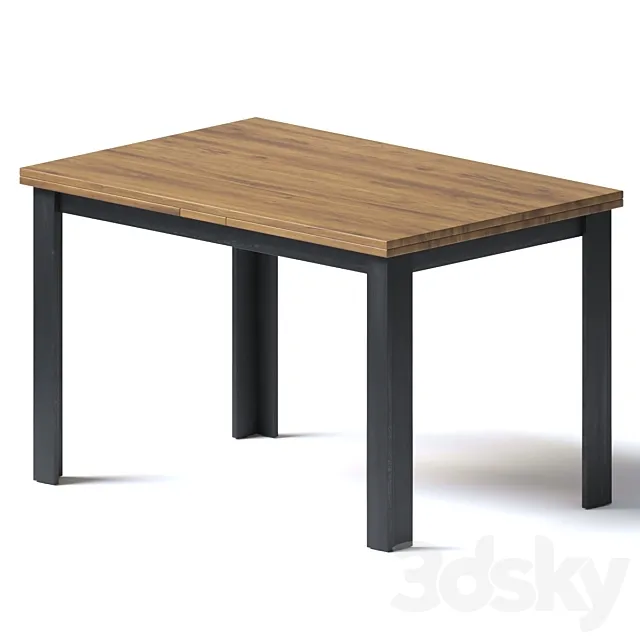 Texas HOFF table 3D Model