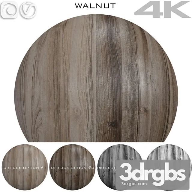 Texture Of Walnut 6 3D Model Download