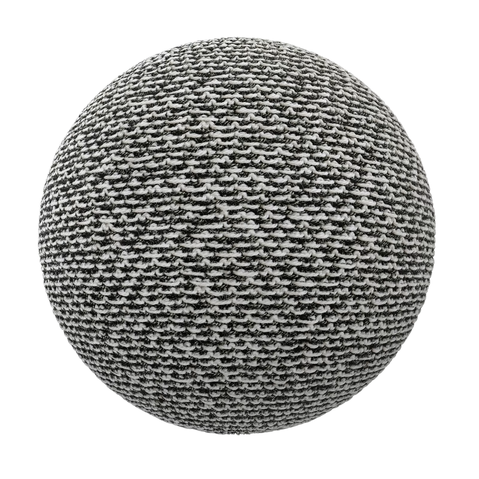 PBR CGAXIS TEXTURES – FABRICS – Black And White Fabric 01