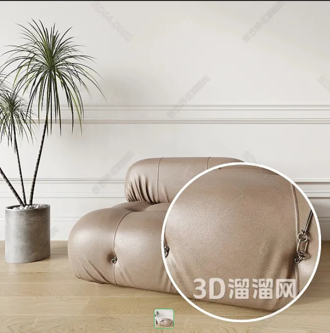 TEXTURES – LEATHER – CORONA – 3D MODEL – 600