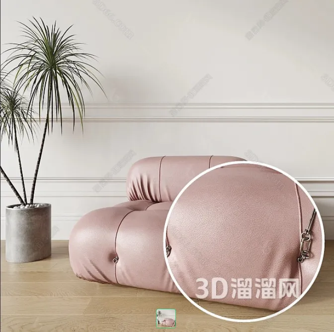 TEXTURES – LEATHER – CORONA – 3D MODEL – 607