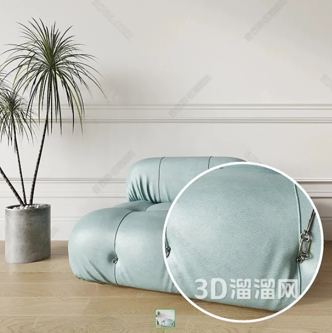 TEXTURES – LEATHER – CORONA – 3D MODEL – 608