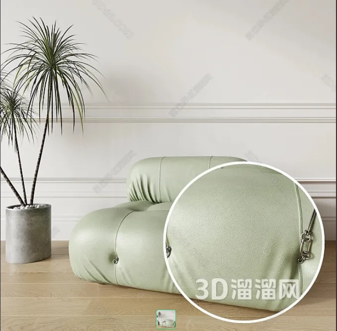 TEXTURES – LEATHER – CORONA – 3D MODEL – 613