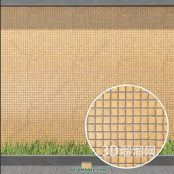 TEXTURES – MOSAIC – CORONA – 3D MODEL – 631