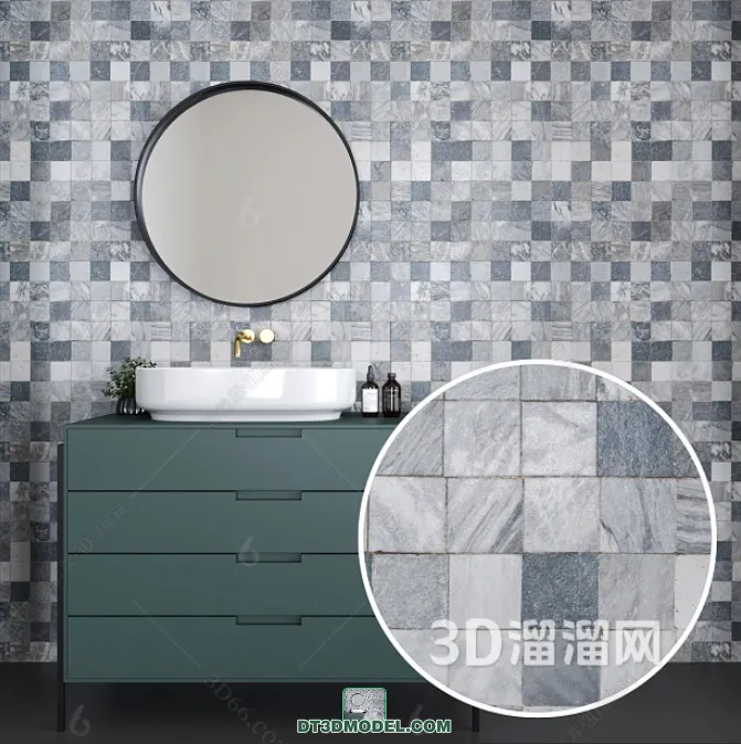 TEXTURES – MOSAIC – CORONA – 3D MODEL – 635