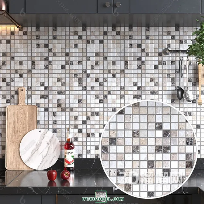 TEXTURES – MOSAIC – CORONA – 3D MODEL – 639