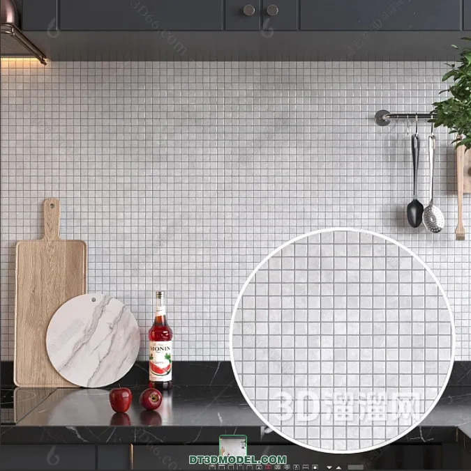 TEXTURES – MOSAIC – CORONA – 3D MODEL – 646