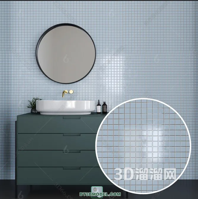 TEXTURES – MOSAIC – CORONA – 3D MODEL – 650