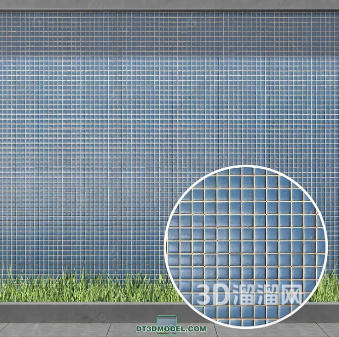 TEXTURES – MOSAIC – CORONA – 3D MODEL – 652