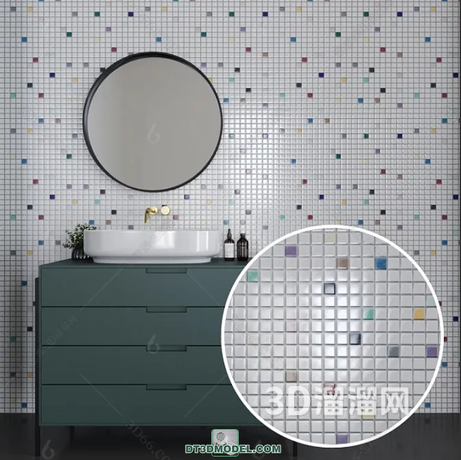 TEXTURES – MOSAIC – CORONA – 3D MODEL – 655