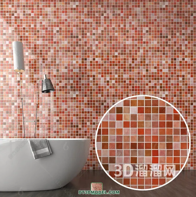 TEXTURES – MOSAIC – CORONA – 3D MODEL – 660