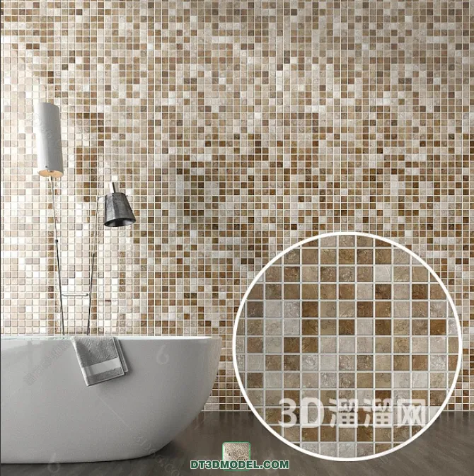 TEXTURES – MOSAIC – CORONA – 3D MODEL – 661