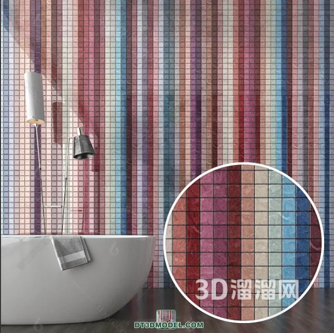 TEXTURES – MOSAIC – CORONA – 3D MODEL – 675