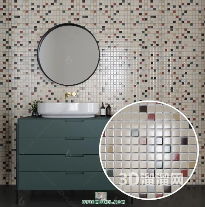 TEXTURES – MOSAIC – CORONA – 3D MODEL – 676