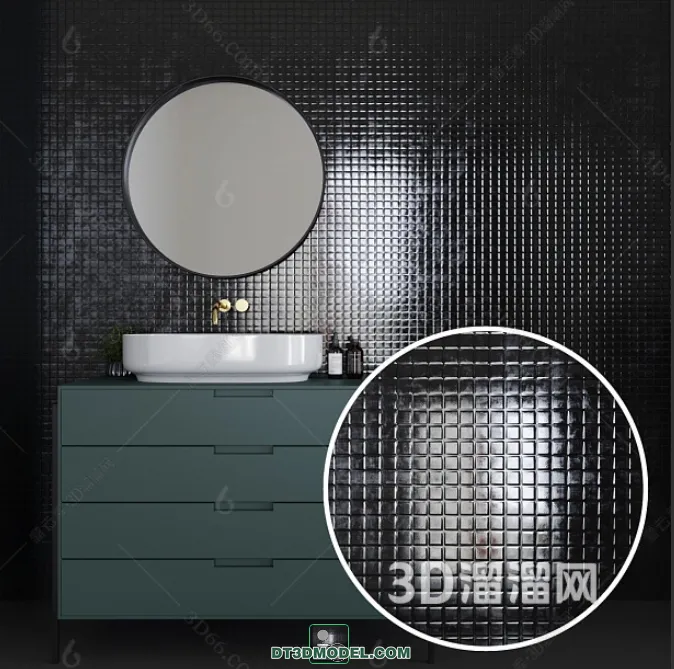 TEXTURES – MOSAIC – CORONA – 3D MODEL – 678