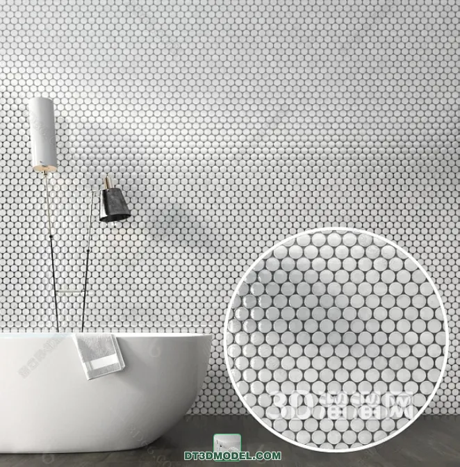 TEXTURES – MOSAIC – CORONA – 3D MODEL – 682