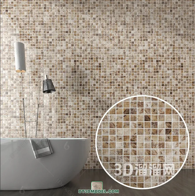 TEXTURES – MOSAIC – CORONA – 3D MODEL – 688