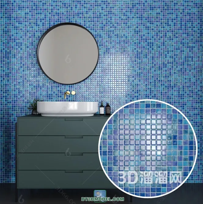 TEXTURES – MOSAIC – CORONA – 3D MODEL – 689