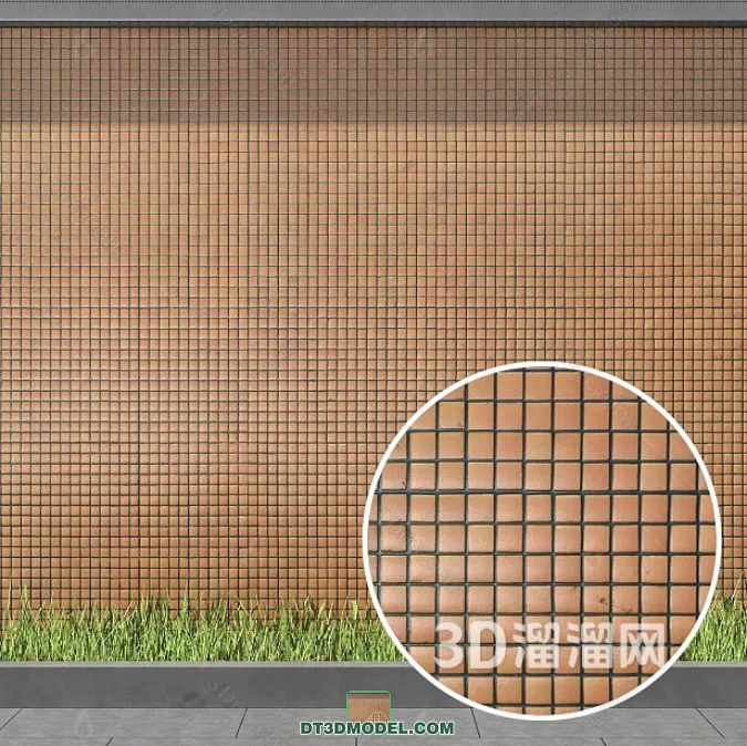 TEXTURES – MOSAIC – CORONA – 3D MODEL – 694