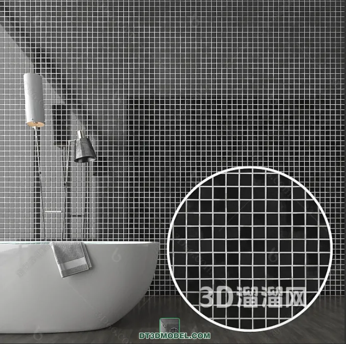 TEXTURES – MOSAIC – CORONA – 3D MODEL – 696