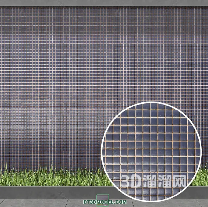 TEXTURES – MOSAIC – CORONA – 3D MODEL – 700