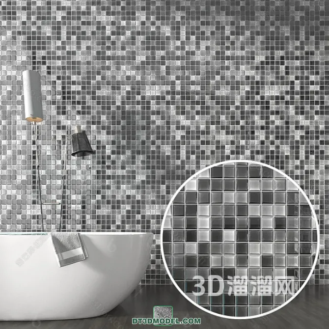 TEXTURES – MOSAIC – CORONA – 3D MODEL – 702