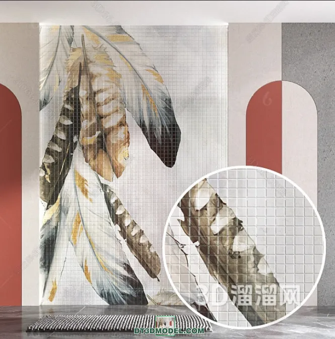 TEXTURES – MOSAIC – CORONA – 3D MODEL – 713