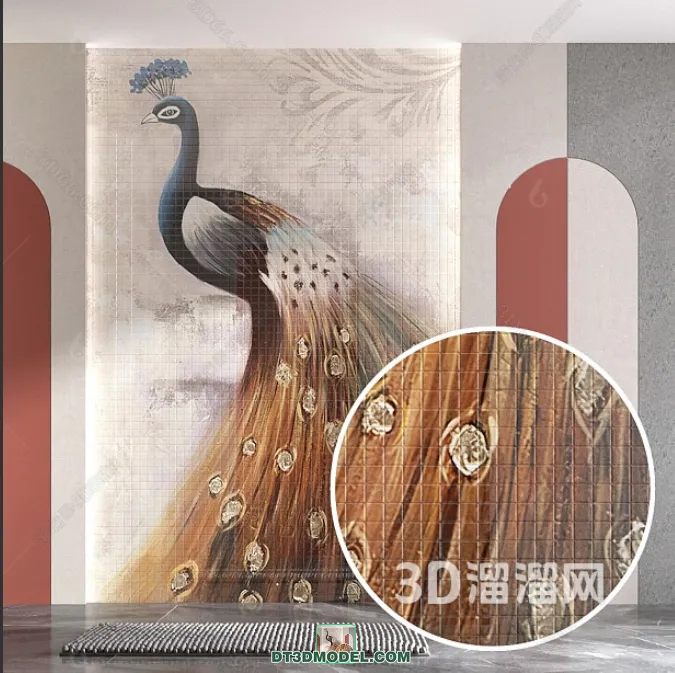 TEXTURES – MOSAIC – CORONA – 3D MODEL – 716