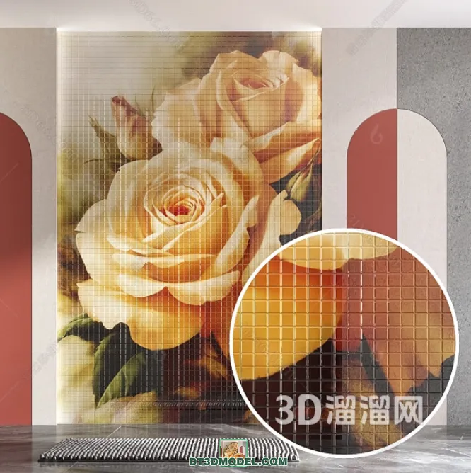 TEXTURES – MOSAIC – CORONA – 3D MODEL – 719