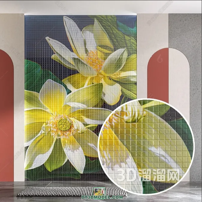 TEXTURES – MOSAIC – CORONA – 3D MODEL – 723