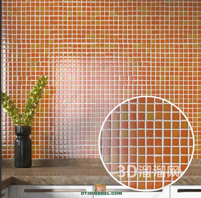 TEXTURES – MOSAIC – CORONA – 3D MODEL – 725