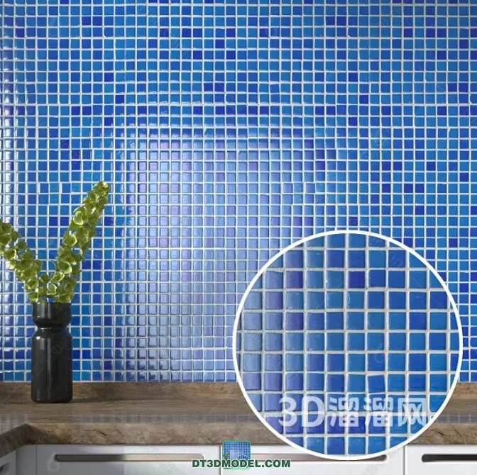 TEXTURES – MOSAIC – CORONA – 3D MODEL – 726