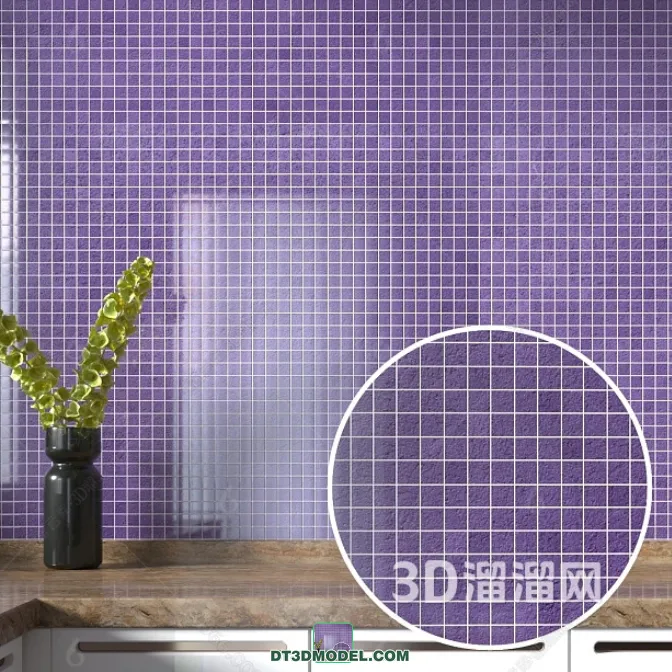 TEXTURES – MOSAIC – CORONA – 3D MODEL – 729