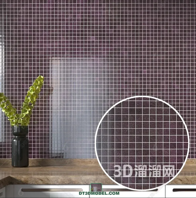 TEXTURES – MOSAIC – CORONA – 3D MODEL – 735