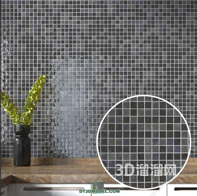 TEXTURES – MOSAIC – CORONA – 3D MODEL – 736