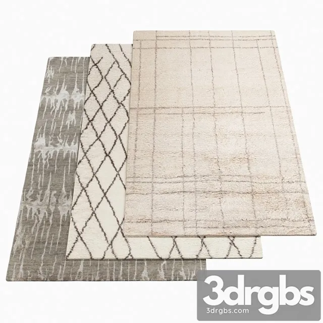 Textures Rug Three amini carpets – 1-41