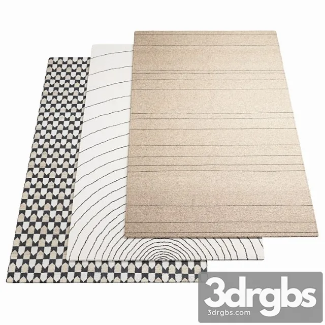 Textures Rug Three asplund rugs – 1-8