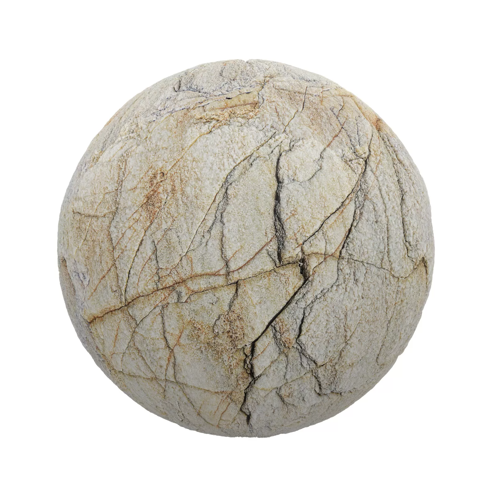 TEXTURES – STONES – CGAxis PBR Colection Vol 1 Stones – cracked yellow stone