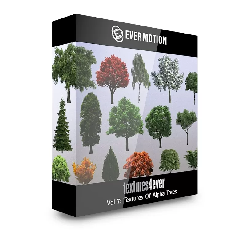 TEXTURES – Textures4ever Vol 07 – TEXTURES OF ALPHA TREES