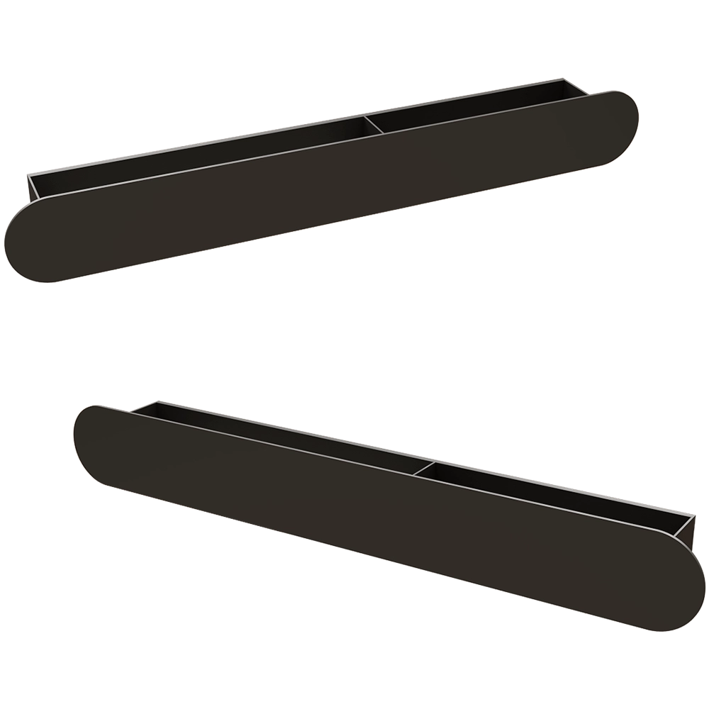 Tezza  – Shelf with bar Due Disco 3D Model