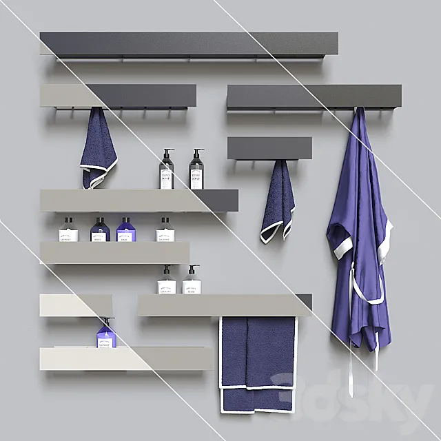 Tezza shelves 3D Model
