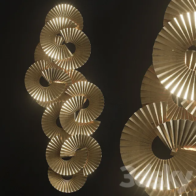 THAI NATURA Escultura metal dorado 3DModel THAI NATURA Escultura metal dorado 3DModel